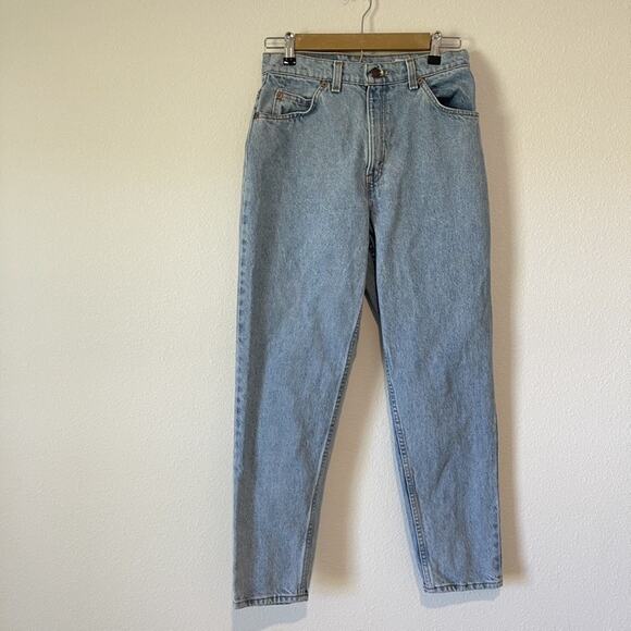Levis 15951 Jeans Orange Tab Womens 10S Blue Relaxed Fit Tapered Leg High Rise - Picture 1 of 15